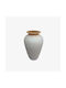 Phos & Gaia Decorative Ceramic Vase Longa Orange