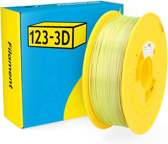 PLA Филамент За 3D Принтер 1.75mm Жълто Кафяв 1kg