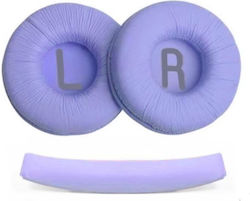 Planetink Earpads PL-JBL520-HPR Μωβ