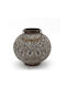 Ceramic Tabletop Brown Lantern
