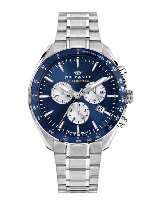 Philip Watch Blaze Men's Watch 42mm Battery Blue