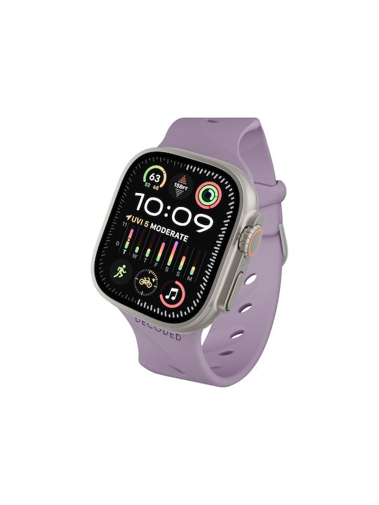 Decoded Silicone Ares Splice Strap 44 46 49mm Purple Haze