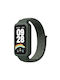 Strap Xiaomi Smart Band 9 Active Redmi Band 3 Nylon Plastic Cover Dark Green
