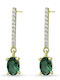 Ortaxidis Dangle Earrings From 14K Gold With Stones