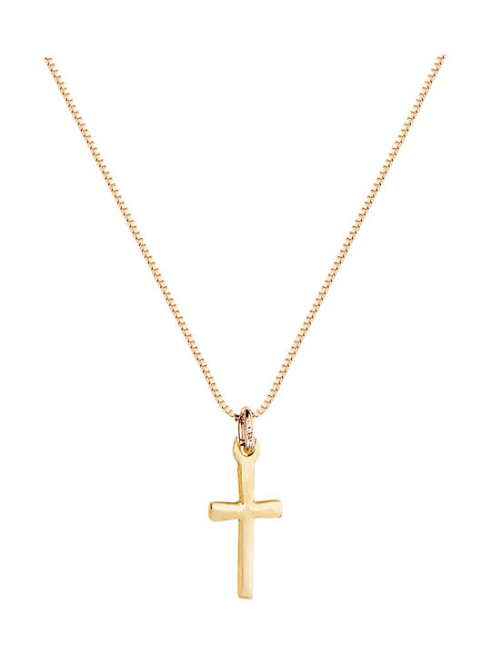 Gold Cross 14K with Chain