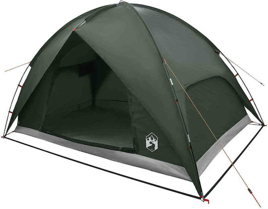 vidaXL Summer Camping Igloo Green with Double Cloth for 4 People 310x245x160cm