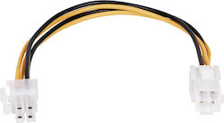 P4 4-pin Power Extension Akyga Ak-ca-78 Cpu Processor Cable 23cm