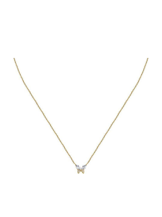La Petite Story Necklace From Silver With Zircon