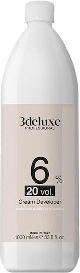 Farmavita 3deluxe Creme Developer 20 Volume 6% 1000ml New