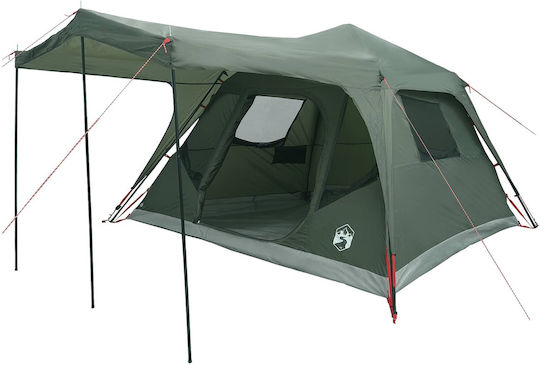 vidaXL Summer Camping Storage Tent Green 305x275x190cm