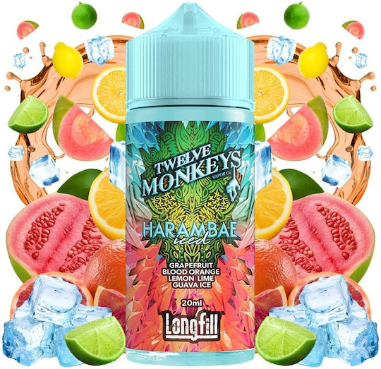 Twelve Monkeys Ароматен Изстрел Classic Harambae 20ml/120ml 1 Брой Harambae Iced