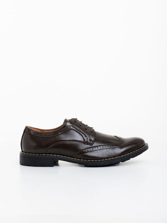 Leather Men's Oxfords Brown