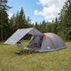 vidaXL Camping Storage Tent Grey for 8 People 425x370x192cm