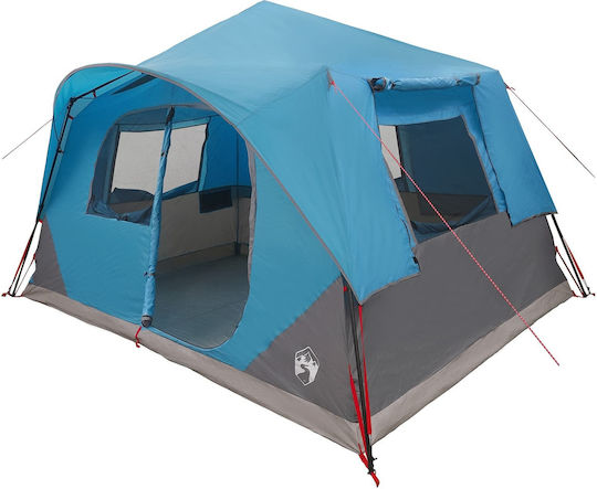 vidaXL Αυτόματη Καλοκαιρινή Σκηνή Camping Μπλε για 8 Άτομα 365x380x200εκ.