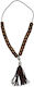 Worry Beads Length 20cm with Brown Tassel