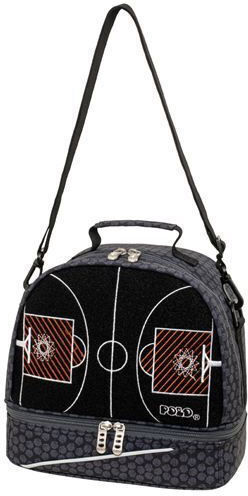 Polo Fun School Insulated Lunch Bag 6 Litre Black 26x15x24cm