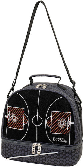 Polo Fun Geantă Izotermică Școlară Pentru Prânz 6 Litri Neagră 26x15x24cm