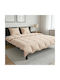 vidaXL Kids Double Duvet Cover Beige 200x240cm