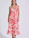 Summer Midi Dress Pink