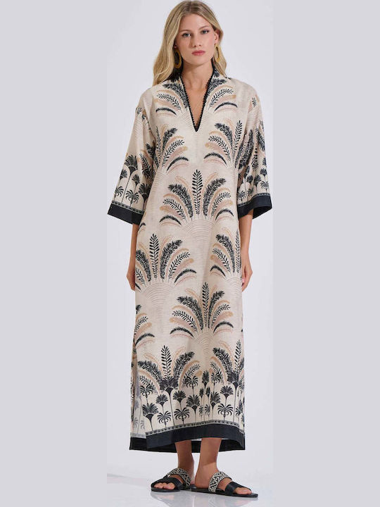 Summer Maxi Dress Beige