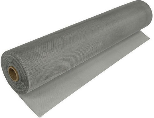 Window Mosquito Net by the Meter Permanent Fiberglass Grey 3x1cm