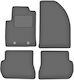 Velour Graphit Auto Fußmatten Ford Fusion Hatchback 2005-2012