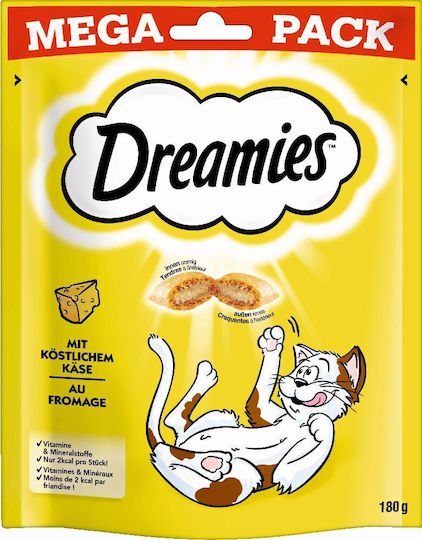 Dreamies Mega Pack Brânză Răsfățuri Pentru Pisici 180g