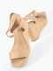 Damenbeige Basic Damenplattformen Einfaches Design