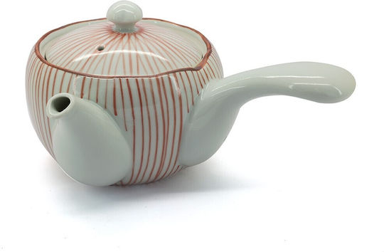 O Dromos tou Tsagiou Чайник Порцеланов Бял 650ml
