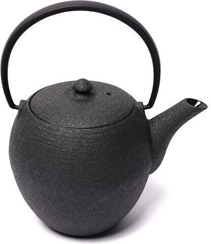 O Dromos tou Tsagiou Mayu Teapot with Mug and Filter Cast Iron Grey 550ml