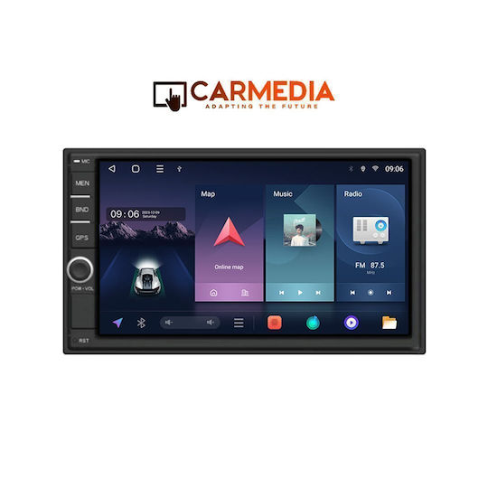 Carmedia Ηχοσύστημα Αυτοκινήτου για Nissan X-Trail 2007-2013 (Bluetooth/USB/WiFi/GPS/Apple-Carplay/Android-Auto) με Οθόνη Αφής 6.8"