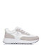Women's Flatforms Sneakers White Grey