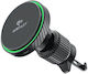 Acefast D33 Suport Auto Încărcare Wireless Qi2 15w Încărcător Magnetic Pentru Grilaj Aer Negru