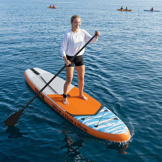 vidaXL Φουσκωτή Σανίδα SUP με Μήκος 3.05m Μπλε