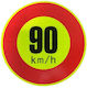 Aufkleber Geschwindigkeitsbegrenzung 90 Km H Sticker Limit