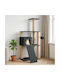 vidaXL Scratching Post Cat Tree Grey 102x95x173 cm