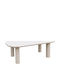 Kiora Esszimmer- und Küchentisch mit Beton-Oberfläche Beige 200x100x75cm