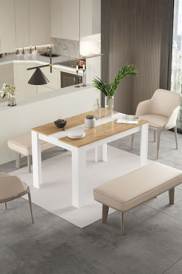 Dining Room Table Wooden Scandinavian 120x80x73.8cm