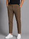 Men's Suit Trousers Slim Fit Brown