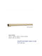 Import Hellas 0031 One-Way Metallic Curtain Track in Gold Colour 300cm 0031-0127