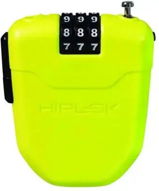 Hiplok Fx Cable Lock Color Red Lock Type Combination Length 100cm