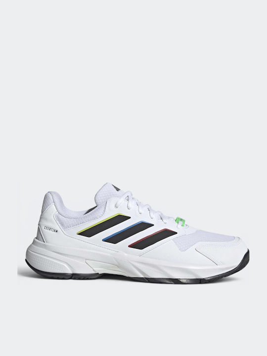 adidas Courtjam Control 3 Ftwr Мъжки Обувки За Тенис Бели