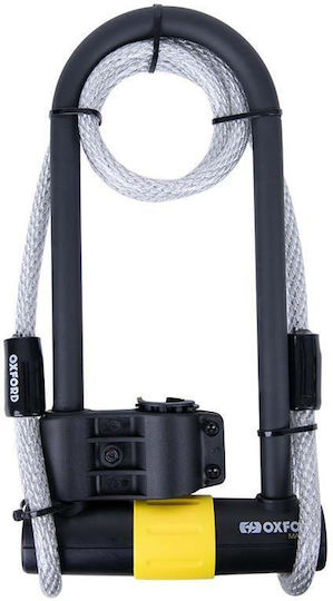 Oxford Anti-theft Security Padlock Magnum Duo U-lock Holder Cable 177x340mm