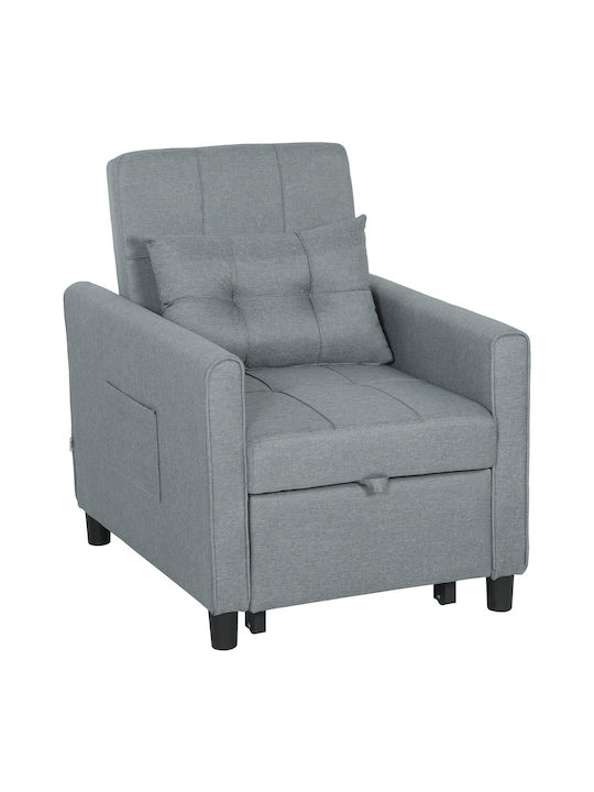 Relax Armchair Grey 69x82x85cm