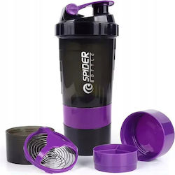 ecarla Shaker Πρωτεΐνης 500ml Πλαστικό Μωβ ecarla Shaker Πρωτεΐνης 500ml Πλαστικό Μωβ
