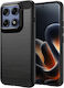 Husă Subțire Din Silicon Motorola Edge 70 Pro Set Autocolante Textură Fibra De Carbon Silicon Negru