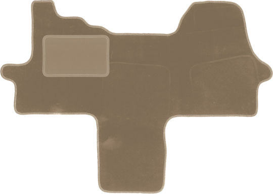 Velour Driver’s Mat Peugeot Boxer Iii Van 2014 Beige