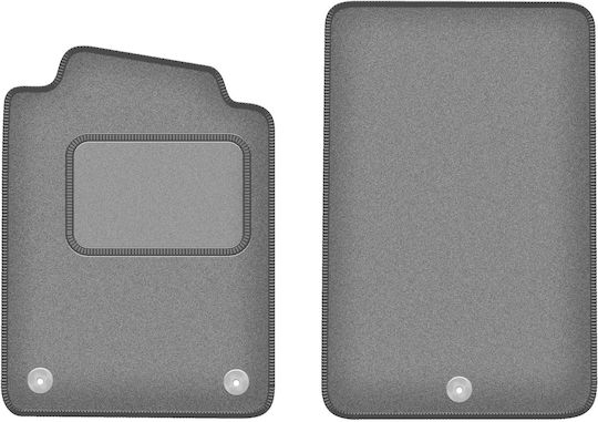 Front Auto Fußmatten Chevrolet Corvette C6 Targa Roadster 2004-2013 Graphit