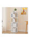 Bibliotecă Albă 40x40x131 cm