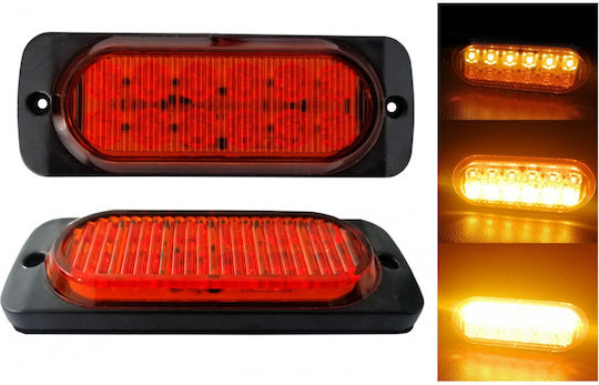 12 LED аварийна лампа жълта мигаща светлина мигаща Mar950